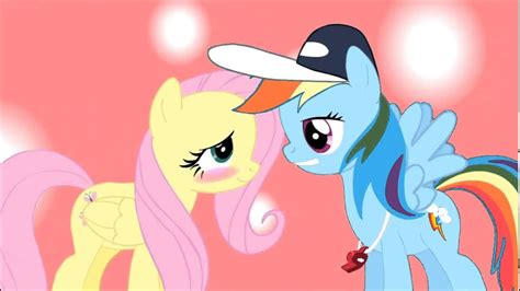 Rainbow Dash and Fluttershy Kiss - YouTube