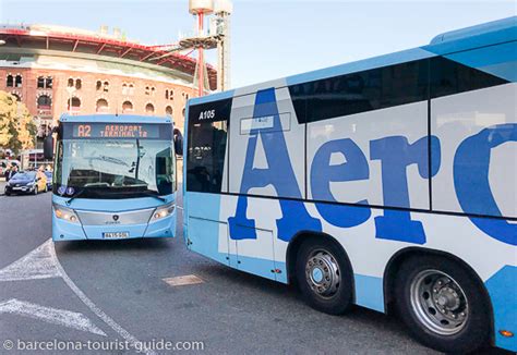 Location for Aerobus Stops at Plaça España, Barcelona, Spain