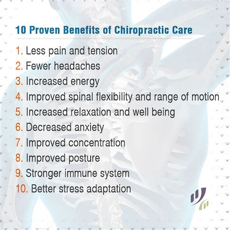 10 Proven Benefits of #ChiropracticCare. #chiropractic #chiropractor ...