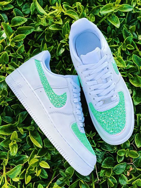 Mint Chunky Glitter AF1 - 12 Men | Girls shoes teenage, Shoes teen ...