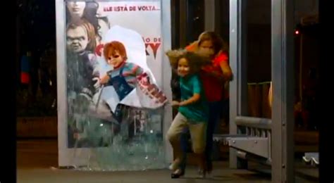 VIDEO: Knife Wielding Chucky Doll Terrorises Brazilian Public