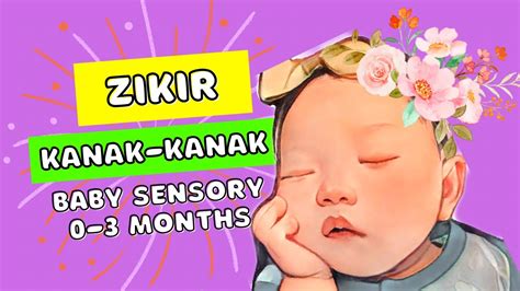 Zikir kanak kanak | Baby sensory 0-3 Bulan - YouTube