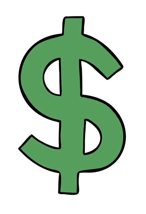 Cartoon Vector Illustration of Dollar Money Symbol 2779756 Vector Art ...