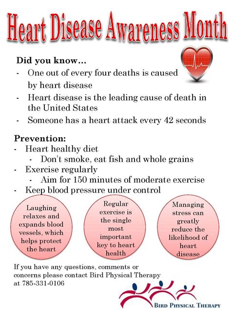 Heart Disease Awareness Month - Bird Physical Therapy