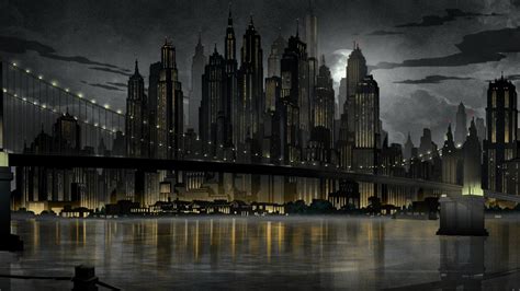 Gotham City from DC's Batman: The Long Halloween animated movie ...