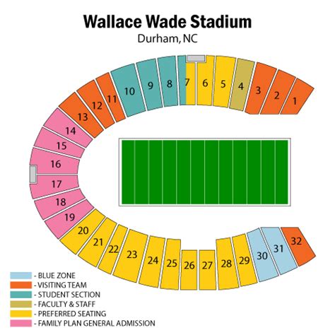 Wallace Wade Stadium - Durham, NC | Tickets, 2023-2024 Event Schedule, Seating Chart