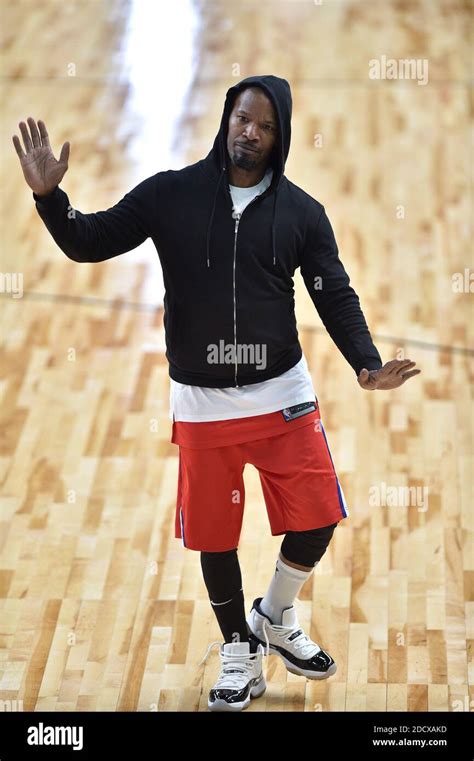 Jamie Foxx during the NBA All-Star Celebrity Game 2018 held at the Los ...