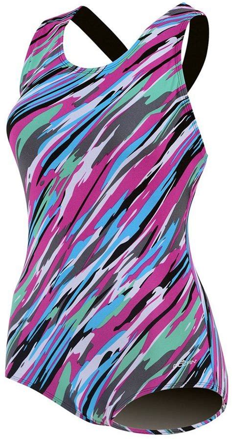 Dolfin Plus Size Aquashape Conservative Cascade One Piece Swimsuit ...