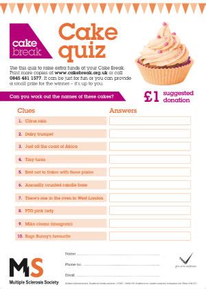 Cake quiz | Cake Break 2015