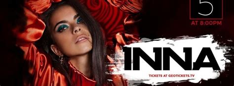 Inna Live Concert in Miami, Fort Lauderdale FL - Oct 5, 2018 - 8:00 PM