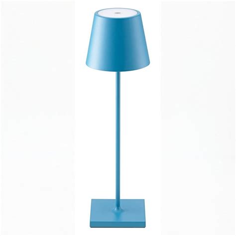 SIGOR LED Tischleuchte »Nuindie - Blaue LED Akku-Tischlampe Indoor & Outdoor, dimmbar und ...