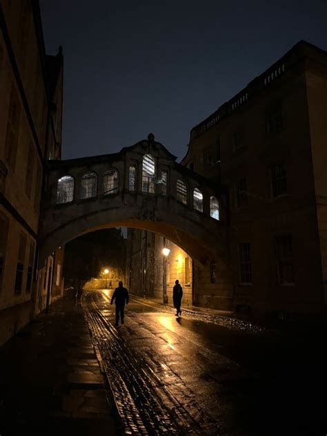 bridge of sighs at night, oxford, england in 2024 | Oxford college ...