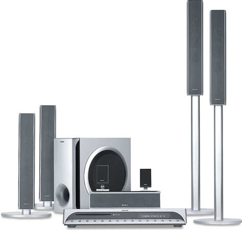 Sony DAV-FX100W 5-disc DVD home theater system with digital video output and upconversion, plus ...