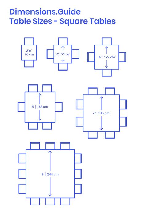 Versatile Square Tables for Every Gathering