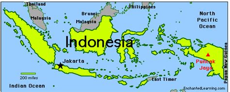 Capital Indonesia Map