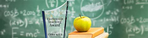 Personalized Teacher Recognition Plaques | DIY Awards