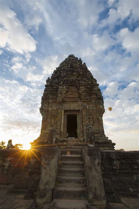 Cambodian Temple during Star Sunset Stock Photo - Image of religious, architecture: 134441612