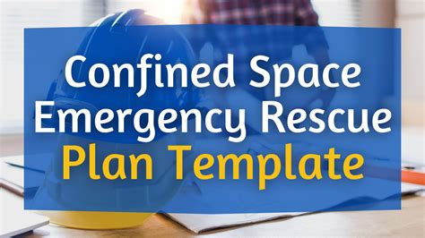 Confined Space Emergency Rescue Plan Template - Work Safety QLD