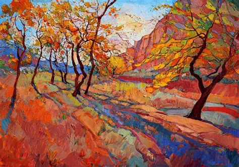 Gorgeous Open-Impressionism Paintings of Colorful Landscapes by Erin Hanson