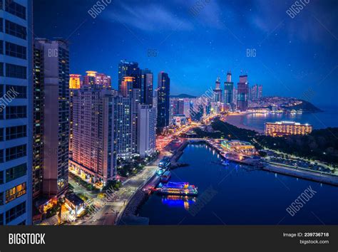 Busan Beach Bule Sky Image & Photo (Free Trial) | Bigstock