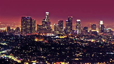 Los Angeles Night Wallpapers - Top Free Los Angeles Night Backgrounds - WallpaperAccess