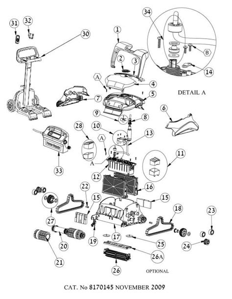 Dolphin Robotic Pool Cleaner Parts | Reviewmotors.co