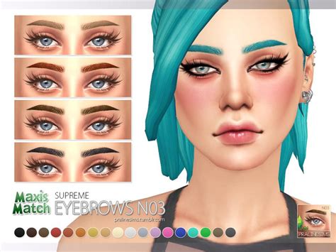 Sims 4 resource eyebrows - dadartists