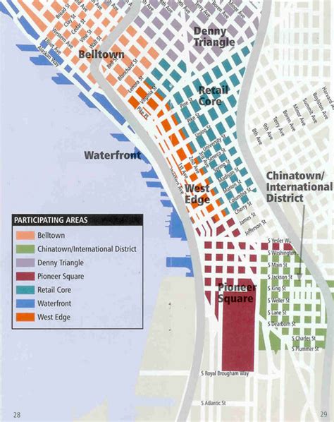 Seattle Neighborhoods Map - Seattle • mappery