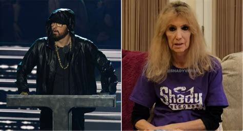 Eminem's Mother Debbie Congratulates Son on Rock Hall Induction: Watch ...