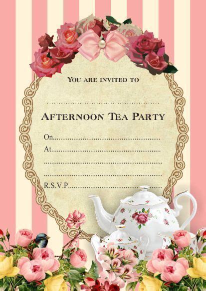 Afternoon Tea Party Invitations