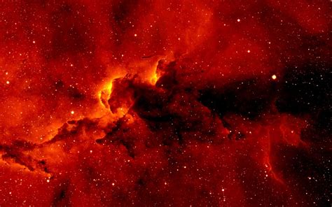 Bright red space nebula wallpapers and images - wallpapers, pictures, photos