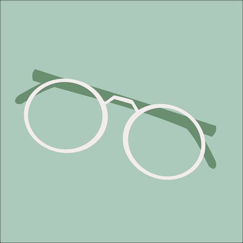 round shape glasses 9653277 Vector Art at Vecteezy