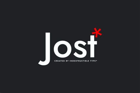 Jost Font Family - All Free Fonts