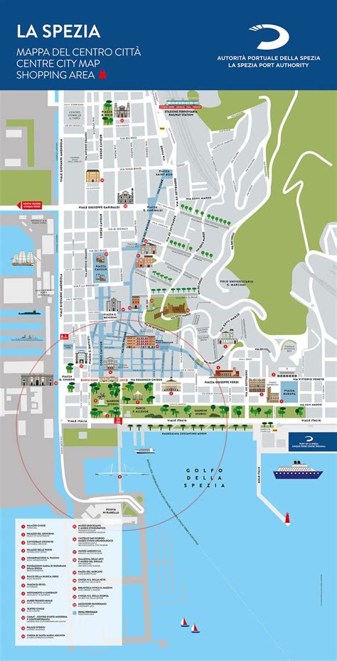 Map of La Spezia (2015). Developep in MCCW Studio #graphic #design #signal | Mappa, Viaggio ...