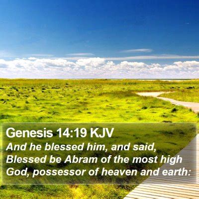 Genesis 14 Scripture Images - Genesis Chapter 14 KJV Bible Verse Pictures