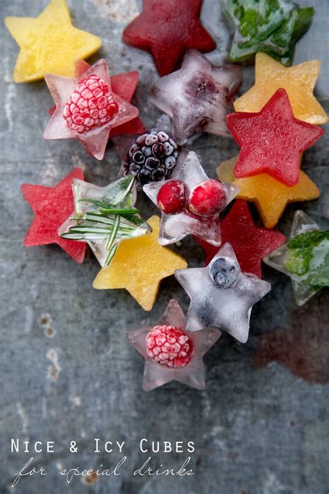 Festive Fruit Ice Cubes • Capture by Lucy