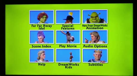 Shrek 2 (2004) - Main Menu (DVD) - YouTube