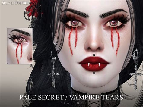 Best Sims 4 Vampire Makeup CC (All Free) - All Sims CC