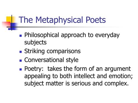 PPT - Cavaliers and Metaphysical Poets PowerPoint Presentation, free download - ID:331459