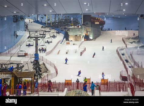 Ski Dubai hall, Mall of the emirate, Dubai Stock Photo - Alamy