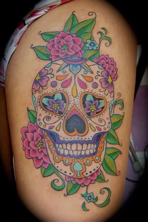 Tattooz Designs: Sugar Skull Tattoo Meaning| Skull Tattoo Designs