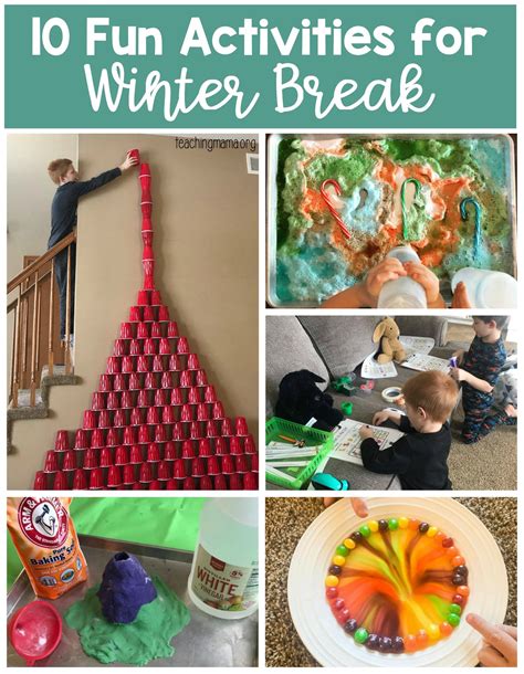 10 fun activities for winter break - Teaching Mama