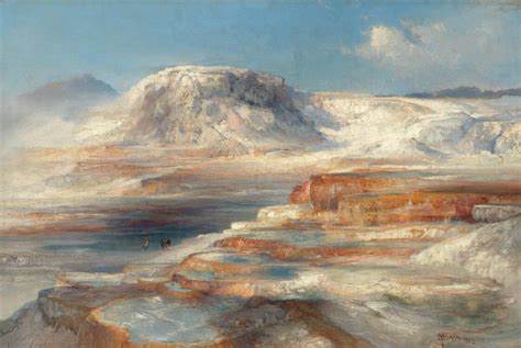 Great Hot Springs Yellowstone Park / Thomas Moran - Gilcrease Museum