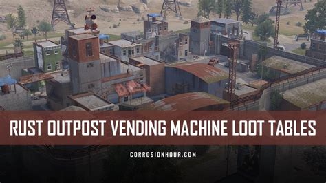 RUST Outpost Vending Machine Loot Tables - Corrosion Hour