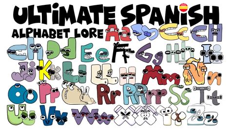 Ultimate Spanish Alphabet Lore Compilation Aa to Zz [Mayúscula y ...