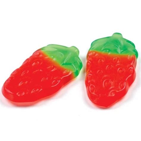 Haribo Giant Strawbs Vegetarian Sweets 200g | Partyrama