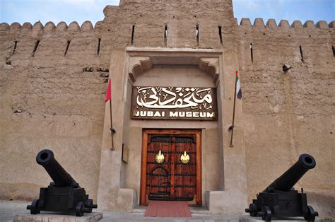 The Dubai Museum is held inside the Al Fahidi Fort, the oldest building ...