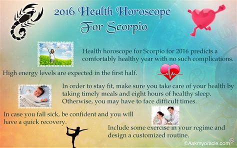 Get Detailed 2016 Health Horoscope for Scorpio Zodiac - Scorpio Fitness, Health & Wellness ...