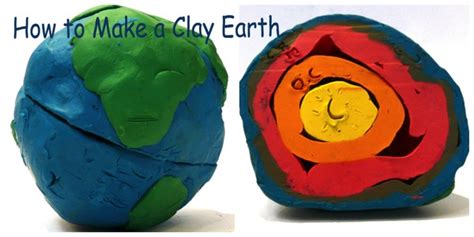 Clay Model Of the Earth's Layers - Navigating By Joy