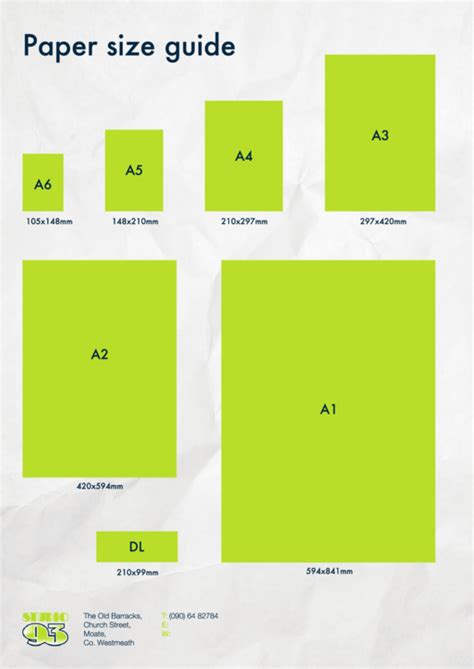 Top 23 Paper Size Chart Templates free to download in PDF format